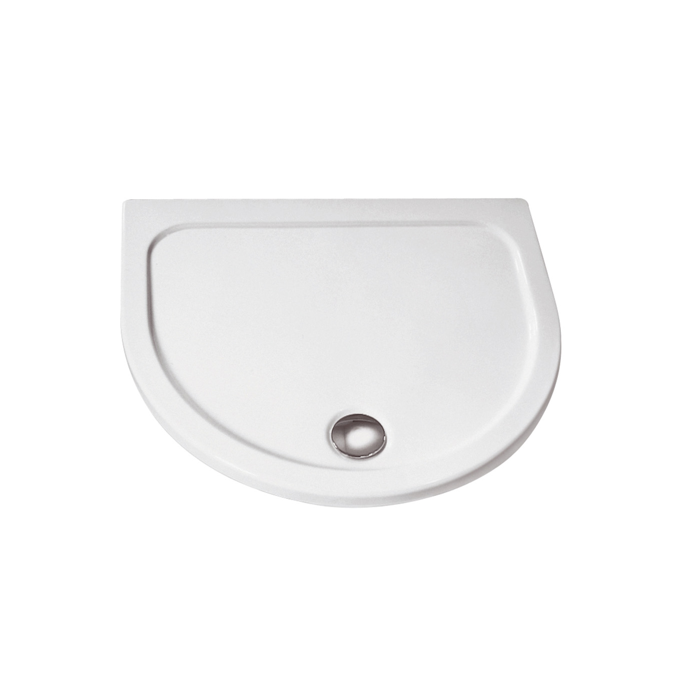 Demi-cercle extra-plate avec évacuation ponctuelle